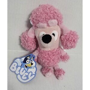 Bluey Friends Coco 8" Stuffed Plush New Stuffed Pink Poodle Bluey Character